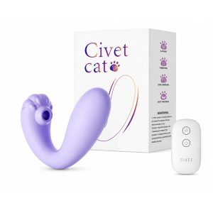 Succionador Paw con control remoto,10 frecuencias de vibración y conexión usb