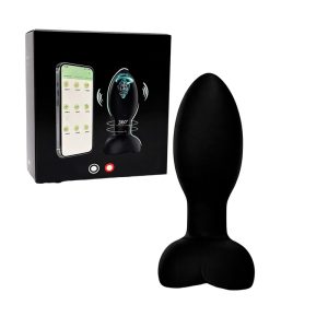 Plug anal Rose con control por aplicación y control remoto, 10 frecuencias de vibración y 10 frecuencias de torsión