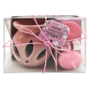 Alternative view of Set aromático Ohm con hornito y velas