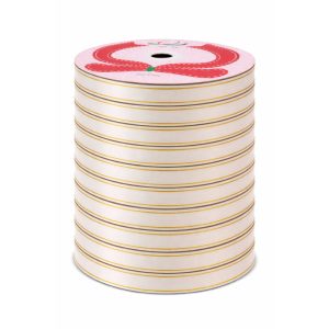 Cinta de regalo guarda dorada x10