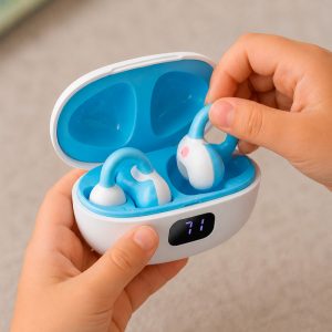 Alternative view of Auricular inalambrico in ear TWS-S8 con estuche cargador con display, bluetooth, micrófono y resistente al sudor o lluvia