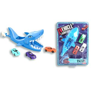 Tiburón lanza auto en blister