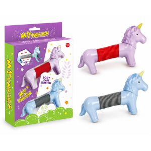 Unicornio resorte en caja