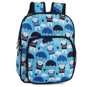 Mochila Bonus® Culture Kids 1 cierre con bolsillo al frente y bolsillo de red al costado