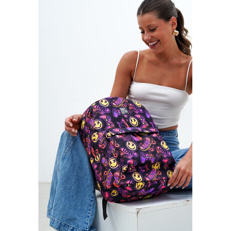 Mochila Bonus® Culture 1 cierre con bolsillo al frente - Imagen 2