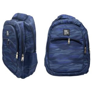 Mochila Bonus® Culture 3 cierres con bolsillo al frente y bolsillo de red al costado