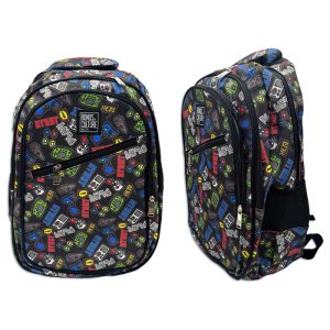 Mochila Bonus® Culture 3 cierres con bolsillo al frente y bolsillo de red al costado
