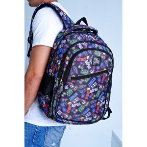 Alternative view of Mochila Bonus® Culture 3 cierres con bolsillo al frente y bolsillo de red al costado