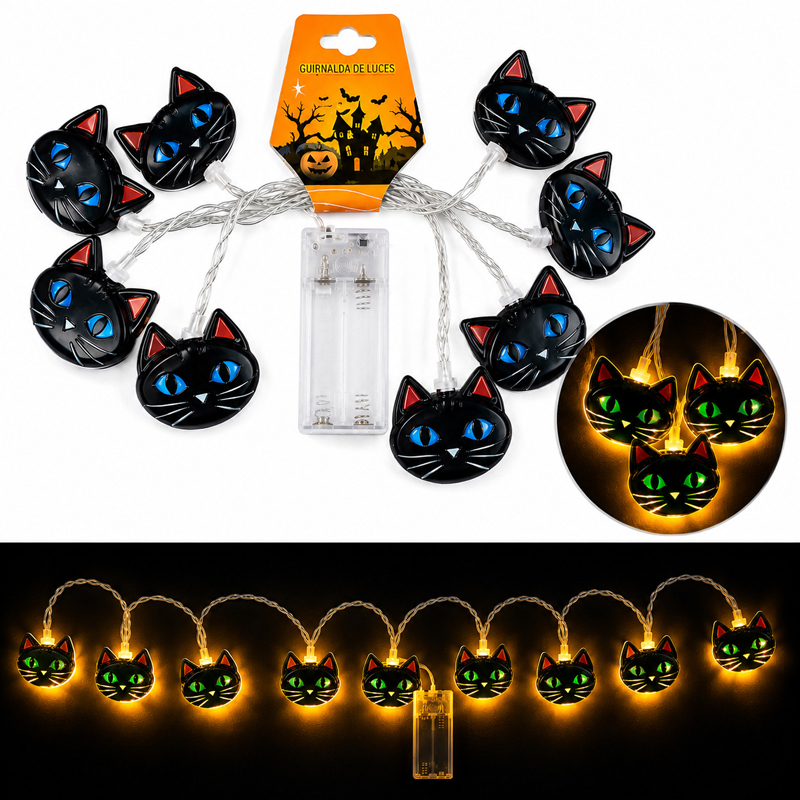 Luz led Black Cat x10