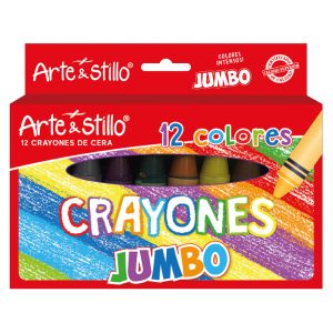 Crayones de cera jumbo Arte & Stillo® x12