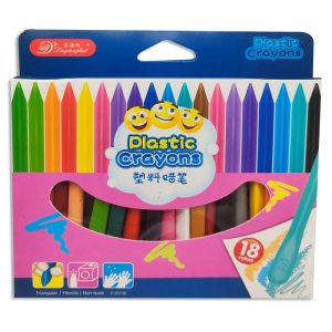 Crayón plástico x18