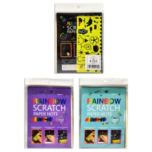 Libreta scratch con stencil