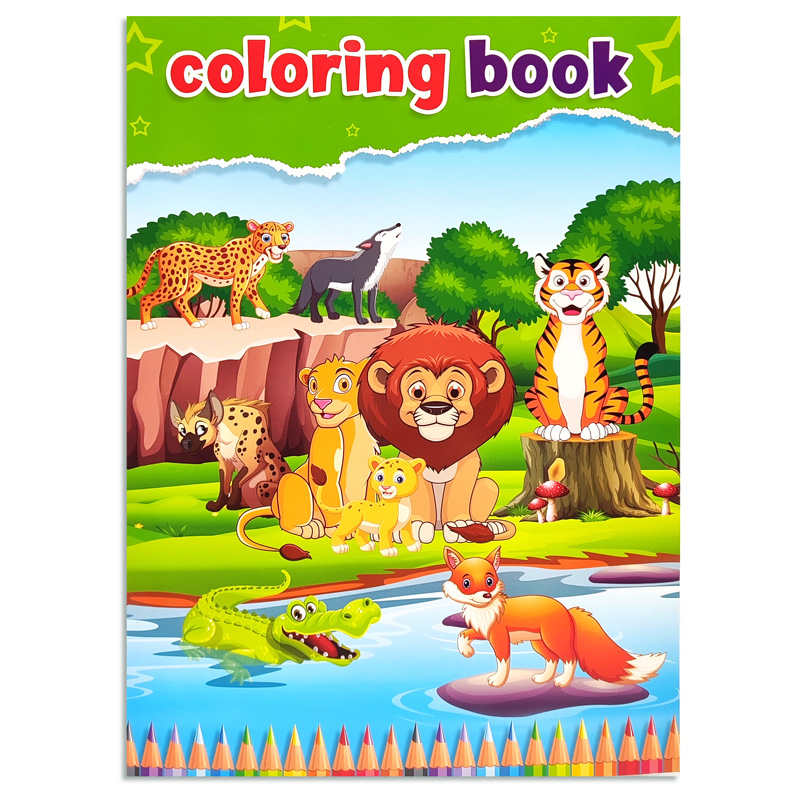 Libro para colorear Jungla