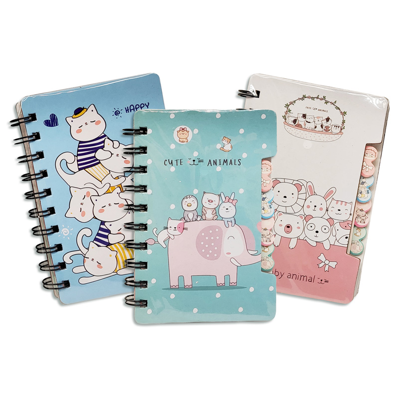 Libreta con espiral Cats