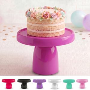 Plato de torta plástico