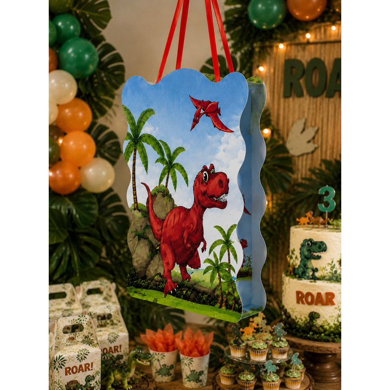 Piñata dinosaurio