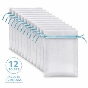 Bolsa de organza x12
