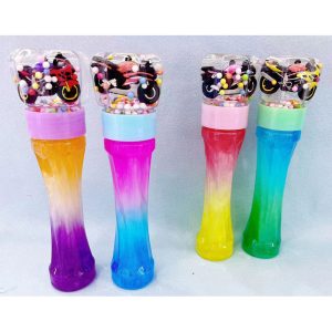 Slime en tubo con moto y esferas soft