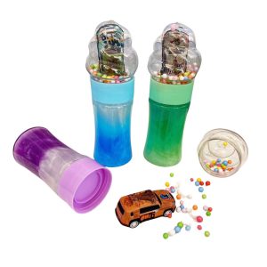Slime en tubo con auto y esferas soft