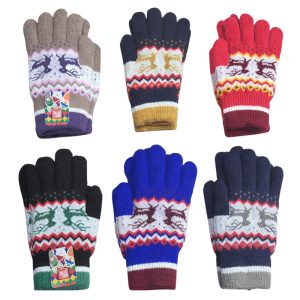 Guante de dama tejido Reno