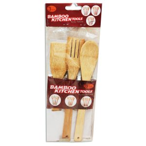 Set de menage de bambú 3pzas.