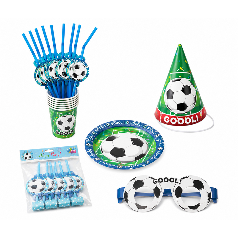 Set para cumpleaños Fútbol 36pzas.