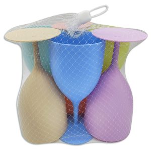 Copa plástica North x6