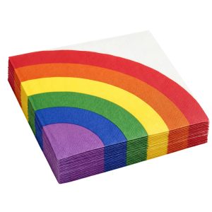 Servilleta arcoíris x20