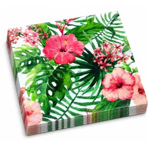 Servilleta Hibiscos x20