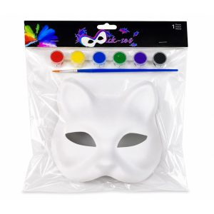 Máscara para colorear gato