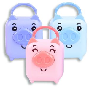 Alcancía de metal Pig
