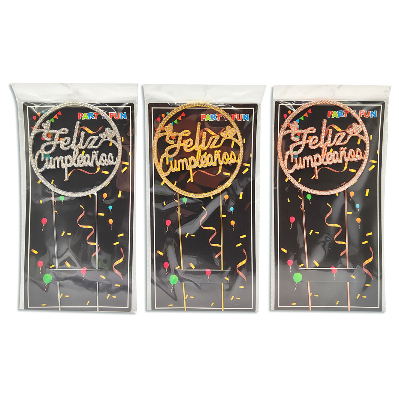Topping Feliz Cumpleaños