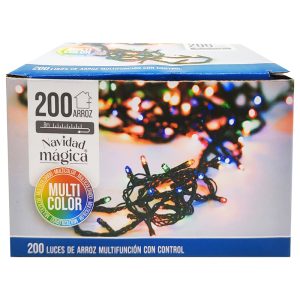 Luces de arroz x200 con control multifunción 220v