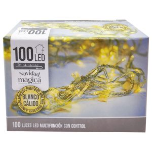 Luces led x100 con control multifunción 220v