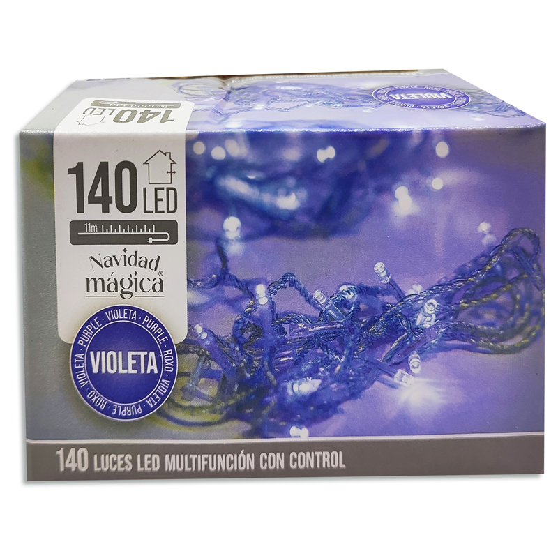 Luces led x140 con control multifunción 220v