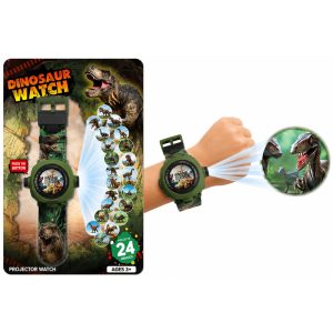 Reloj proyector Dinosaur en cartón