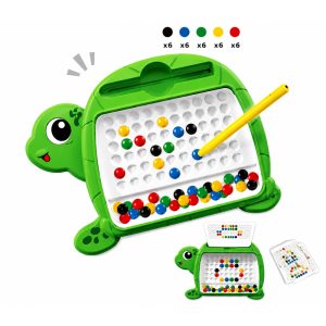 Juego didáctico magnético Turtle en caja con display