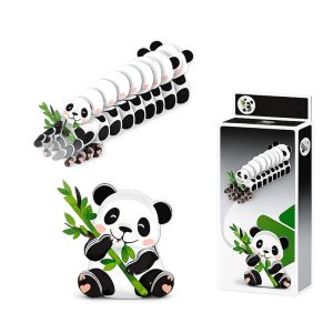 Puzzle 3d panda en caja