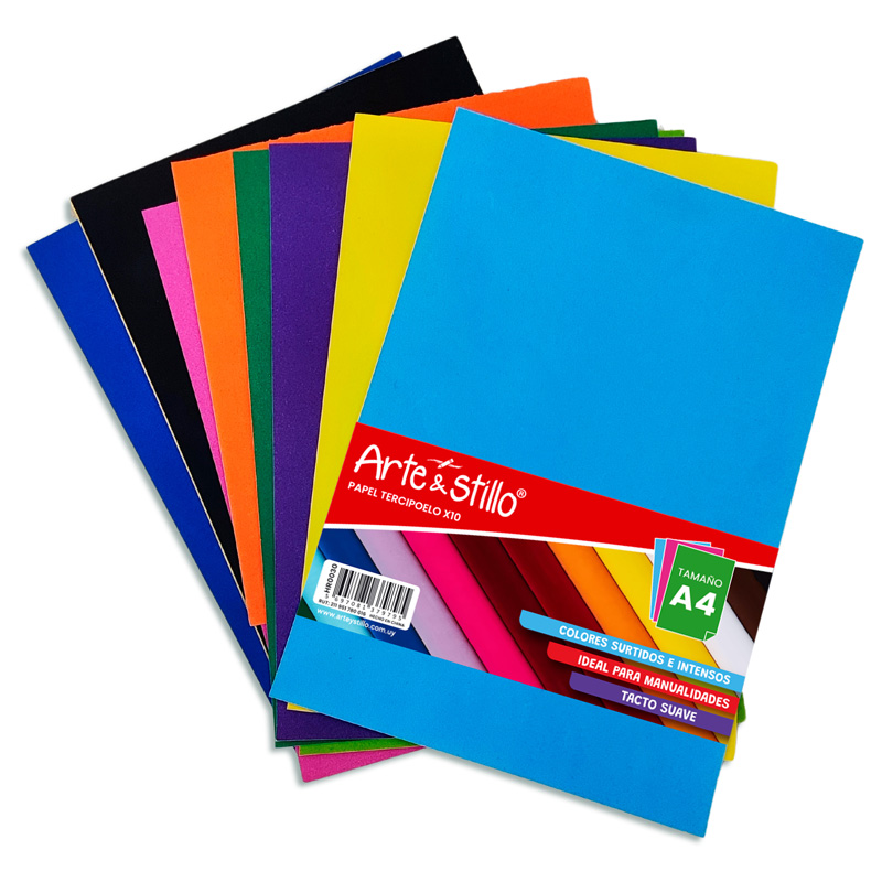 Papel terciopelo Arte & Stillo® x10