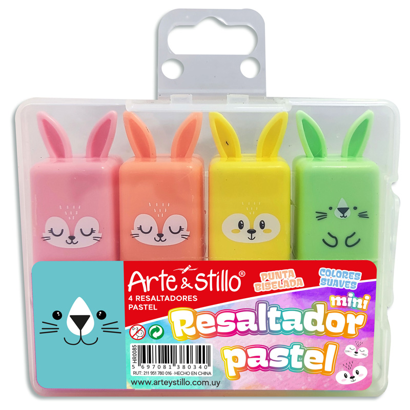 Resaltador pastel mini Arte & Stillo® x4