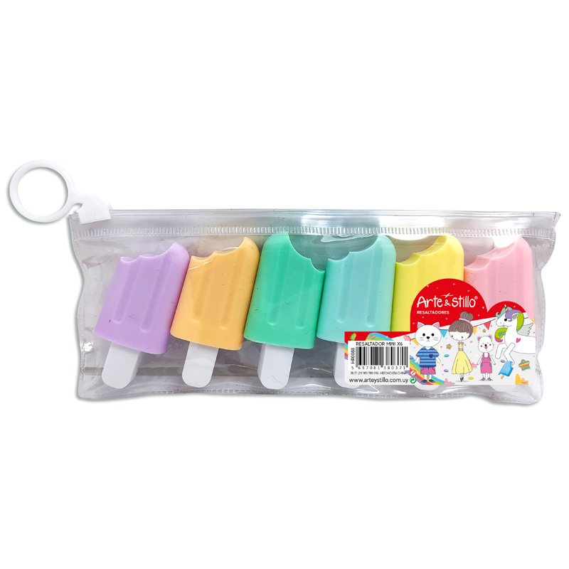 Resaltador pastel mini Arte & Stillo® x6