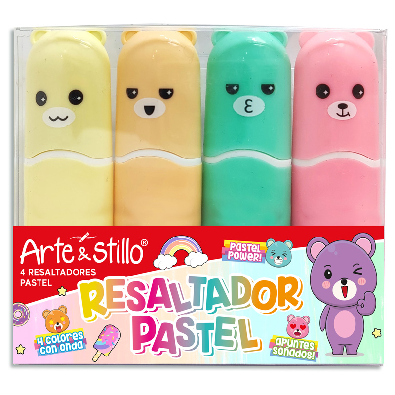 Resaltador pastel mini Arte & Stillo® x4