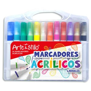 Marcador acrílico lavable Arte & Stillo® x24