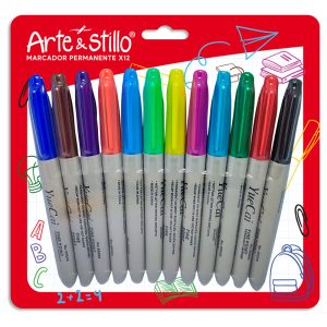 Marcador permanente Arte & Stillo® x12