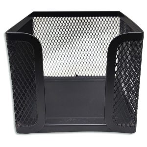 Cubo porta notas de metal