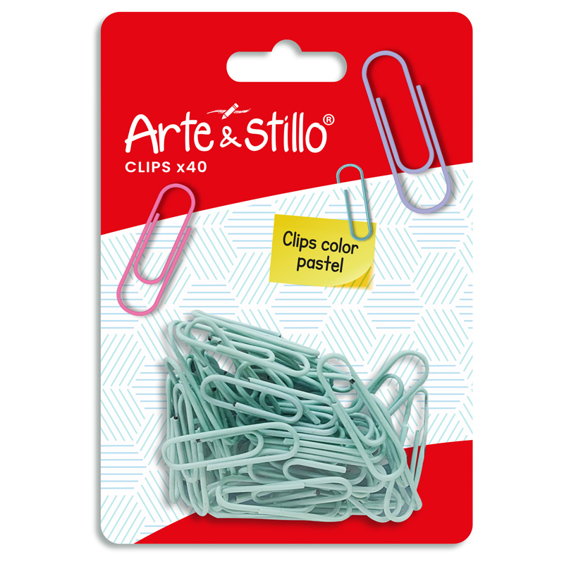 Clips pastel Arte & Stillo® x40