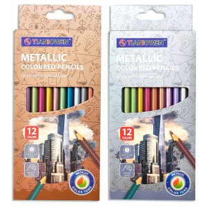 Lápiz de color metalizado x12