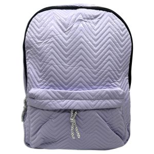 Mochila Rombo 1 cierre y bolsillo al frente