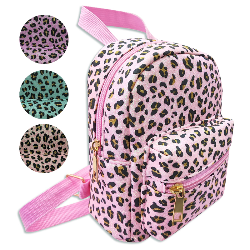 Mochila Animal Print 1 cierre y bolsillo al frente