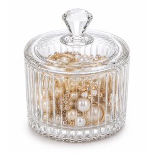 Caramelera de vidrio Melqa (no incluye decoración)
